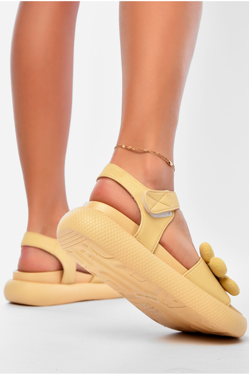 Босоножки женские бежевого цвета 33-9 201063