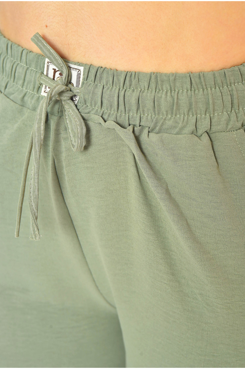 Бриджі жіночі напівбатальні м'ятного кольору 781 201084