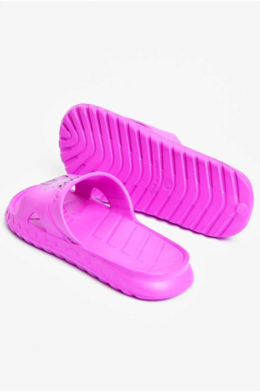 Шльопанці піна жіночі кольору фуксії С-74 201086