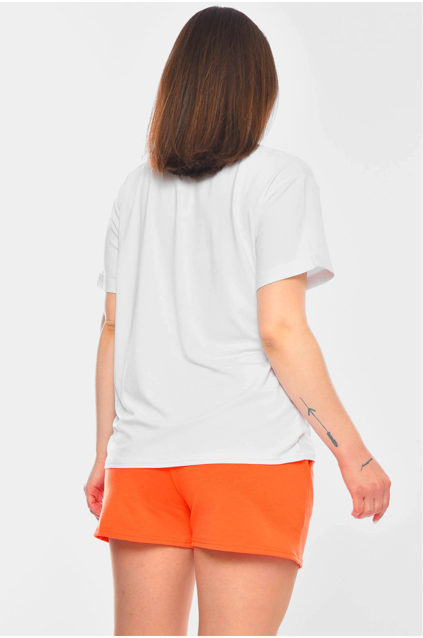 Костюм жіночий білого кольору 251 201093