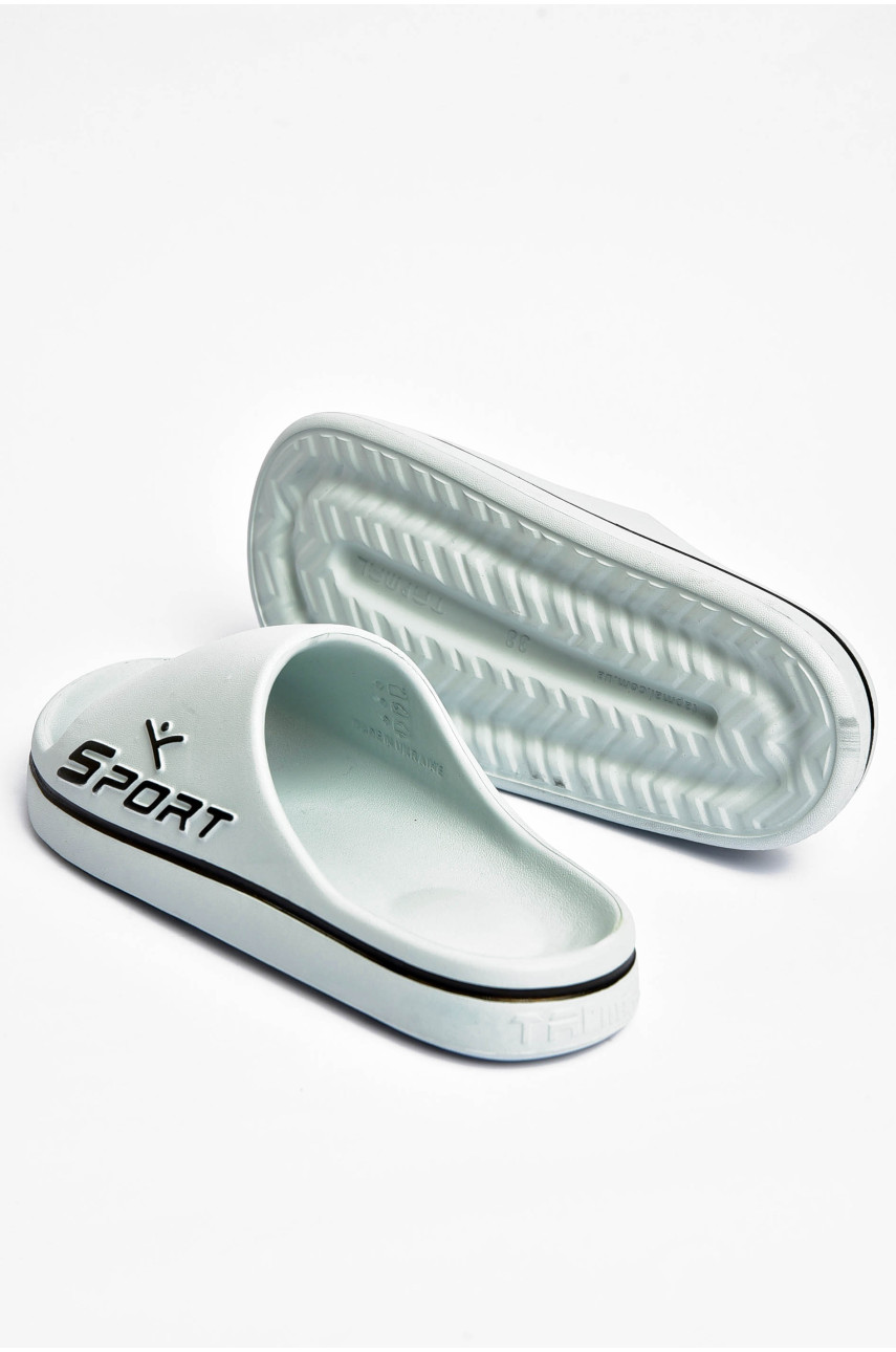 Шлепанцы пена женские мятного цвета 107 201109 Шлепанцы пена женские мятного цвета 107 201109