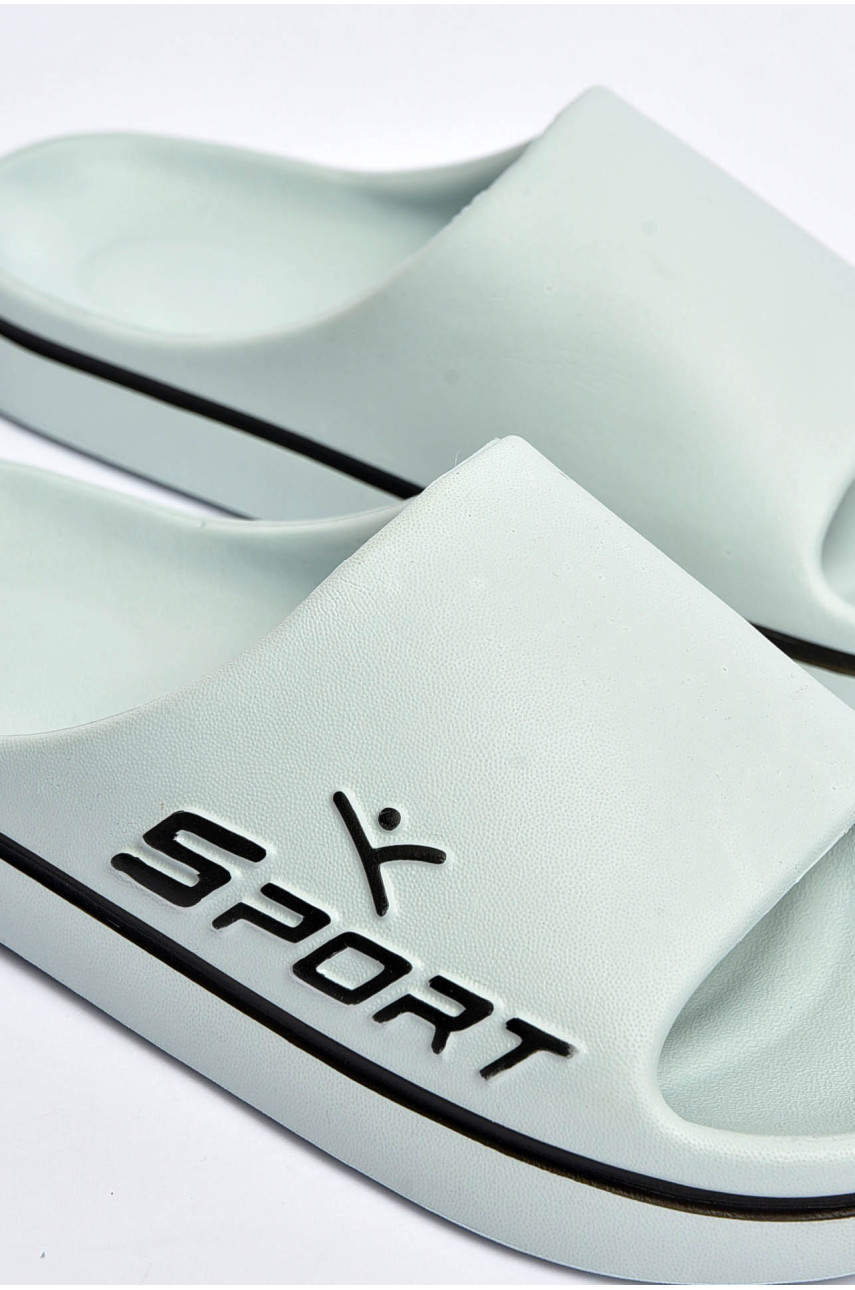 Шлепанцы пена женские мятного цвета 107 201109 Шлепанцы пена женские мятного цвета 107 201109