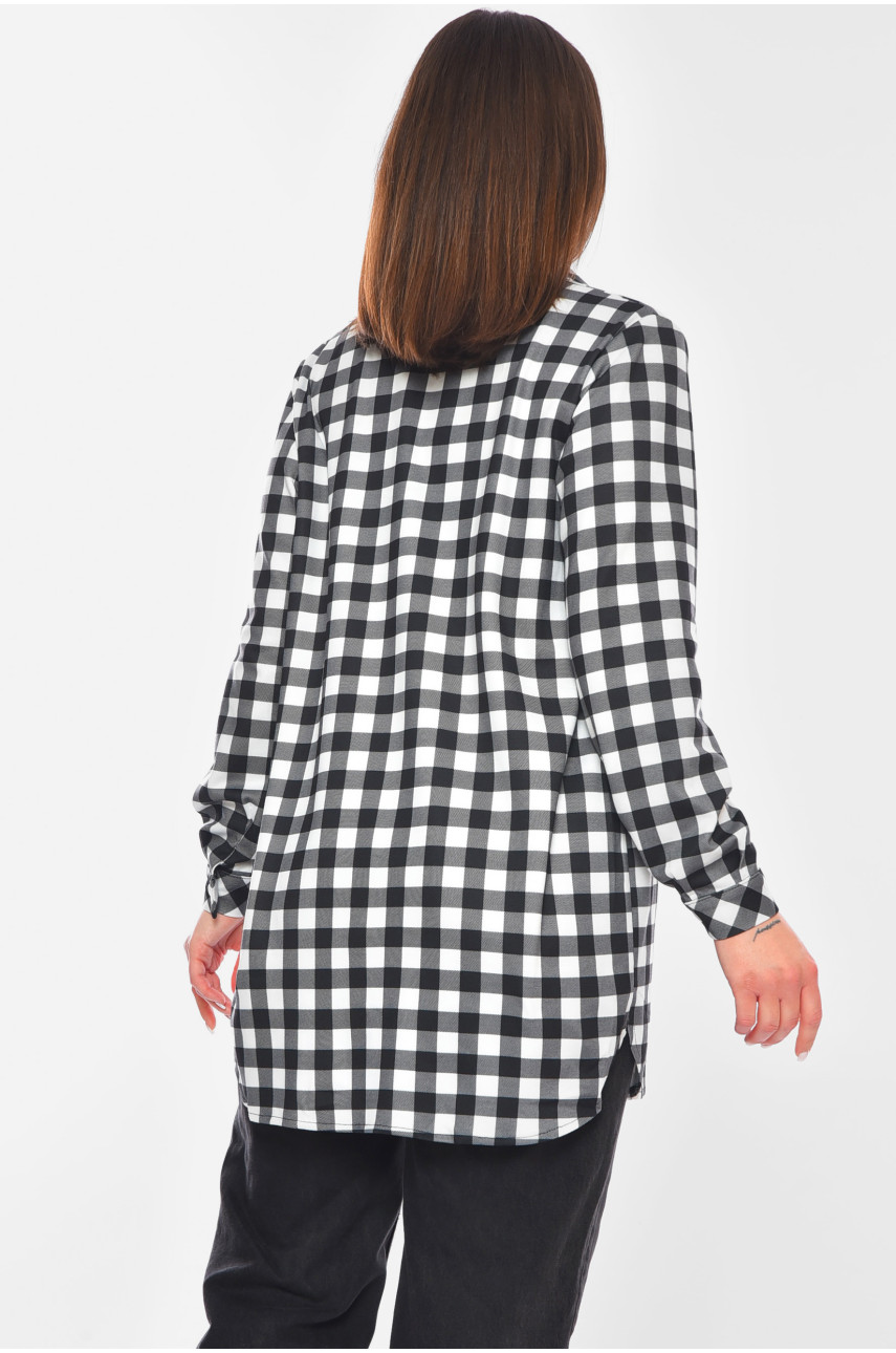 Сорочка жіноча напівбатальна сірого кольору 8161 201117