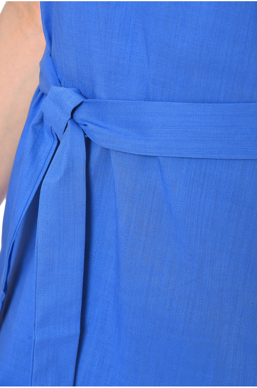 Сукня жіноча однотонна блакитного кольору 956 201124