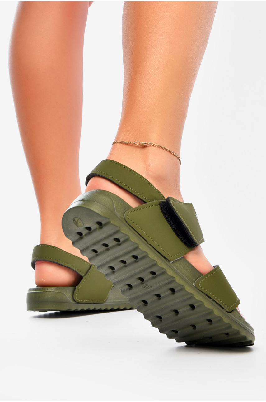 Сандалии женские цвета хаки 2211-19 201145