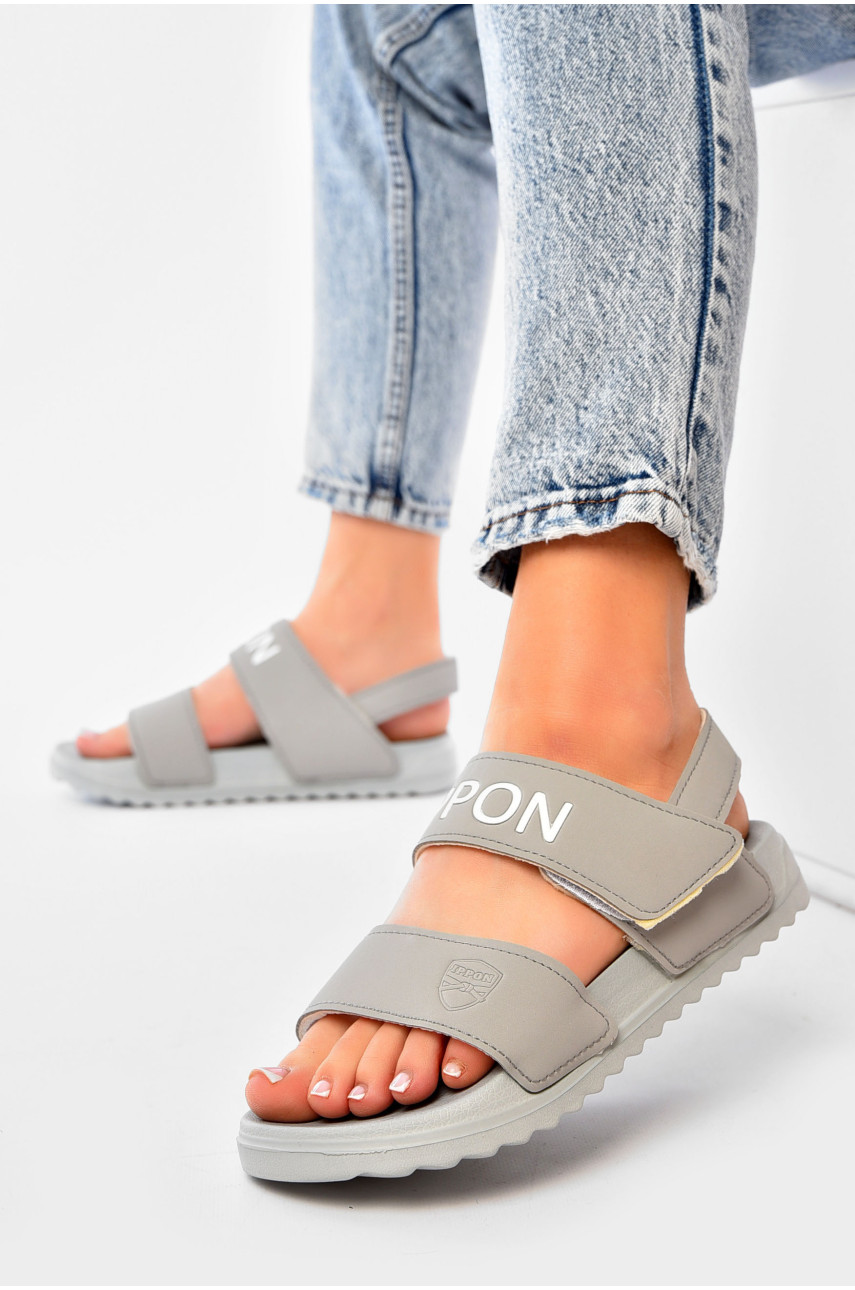 Сандалі жіночі сірого кольору 2211-3 201148