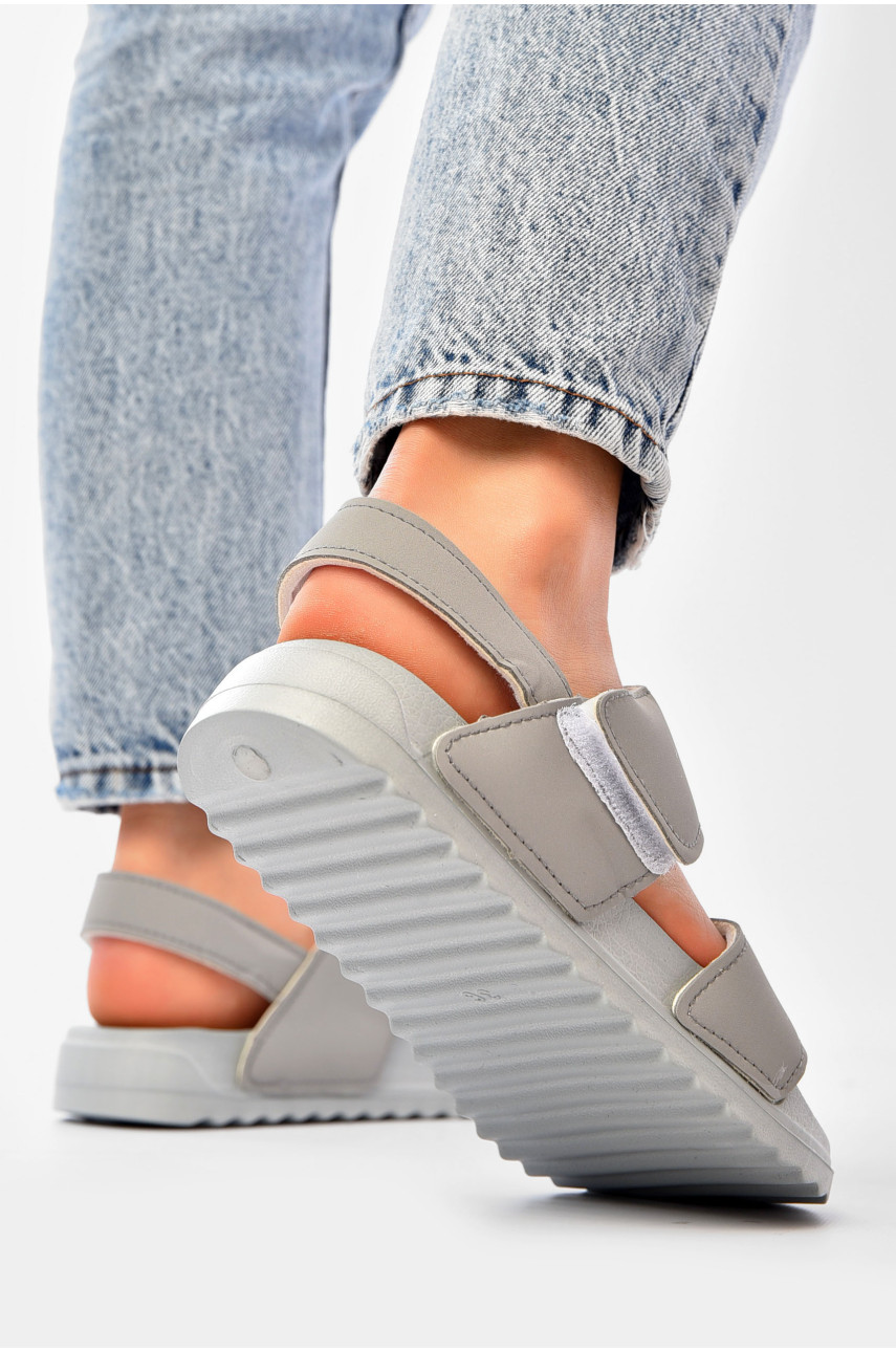 Сандалі жіночі сірого кольору 2211-3 201148