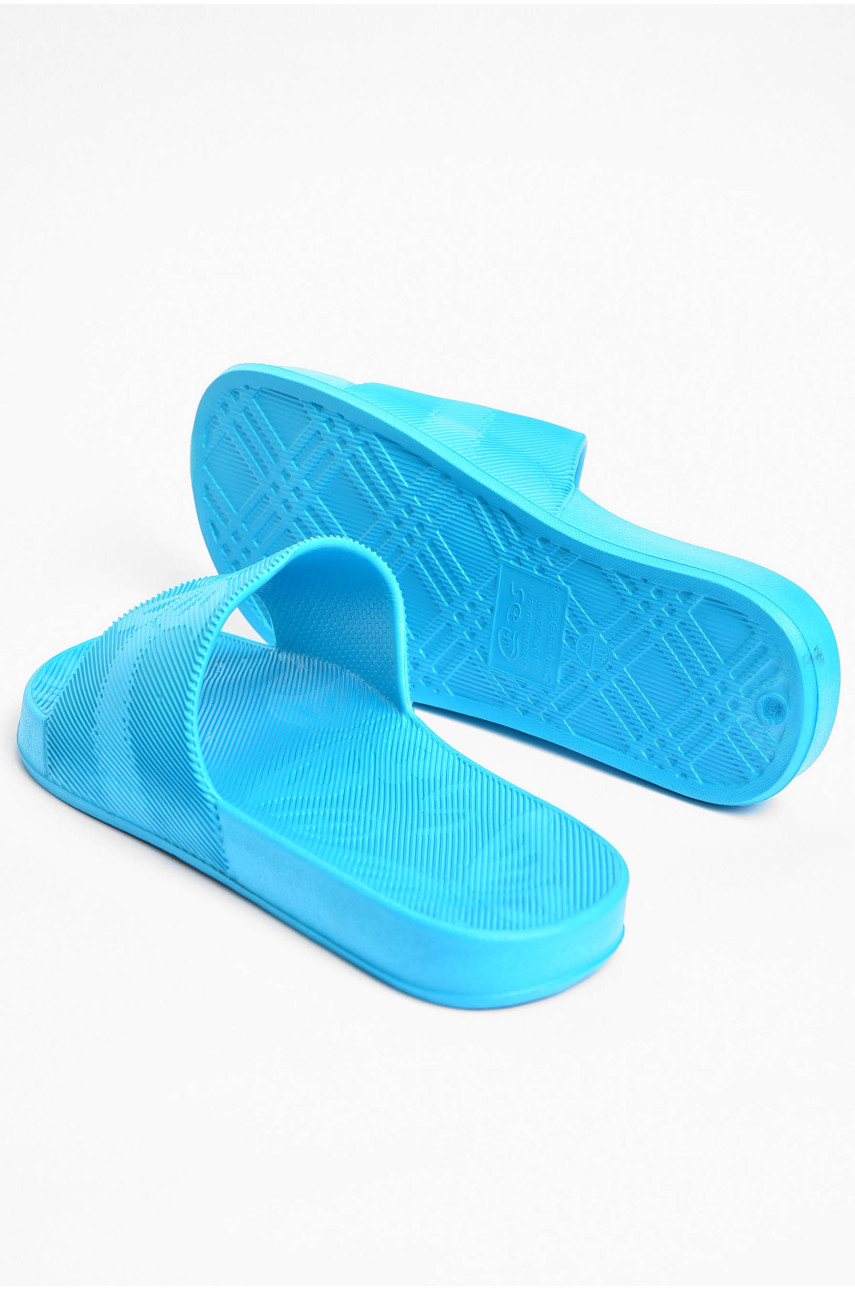 Шлепанцы пена женские бирюзового цвета ПЖ-38 201153