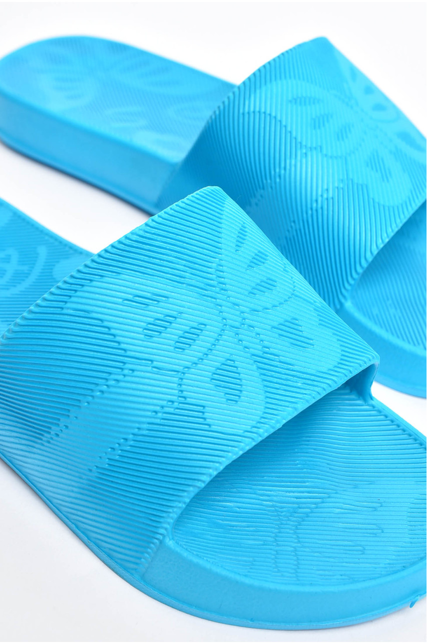 Шлепанцы пена женские бирюзового цвета ПЖ-38 201153
