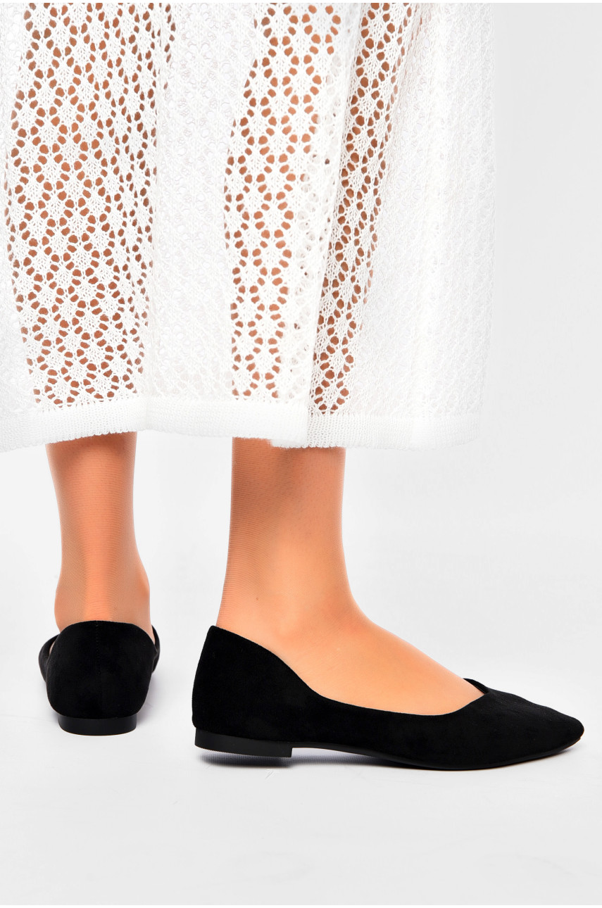 Балетки жіночі чорного кольору 330-11 201166
