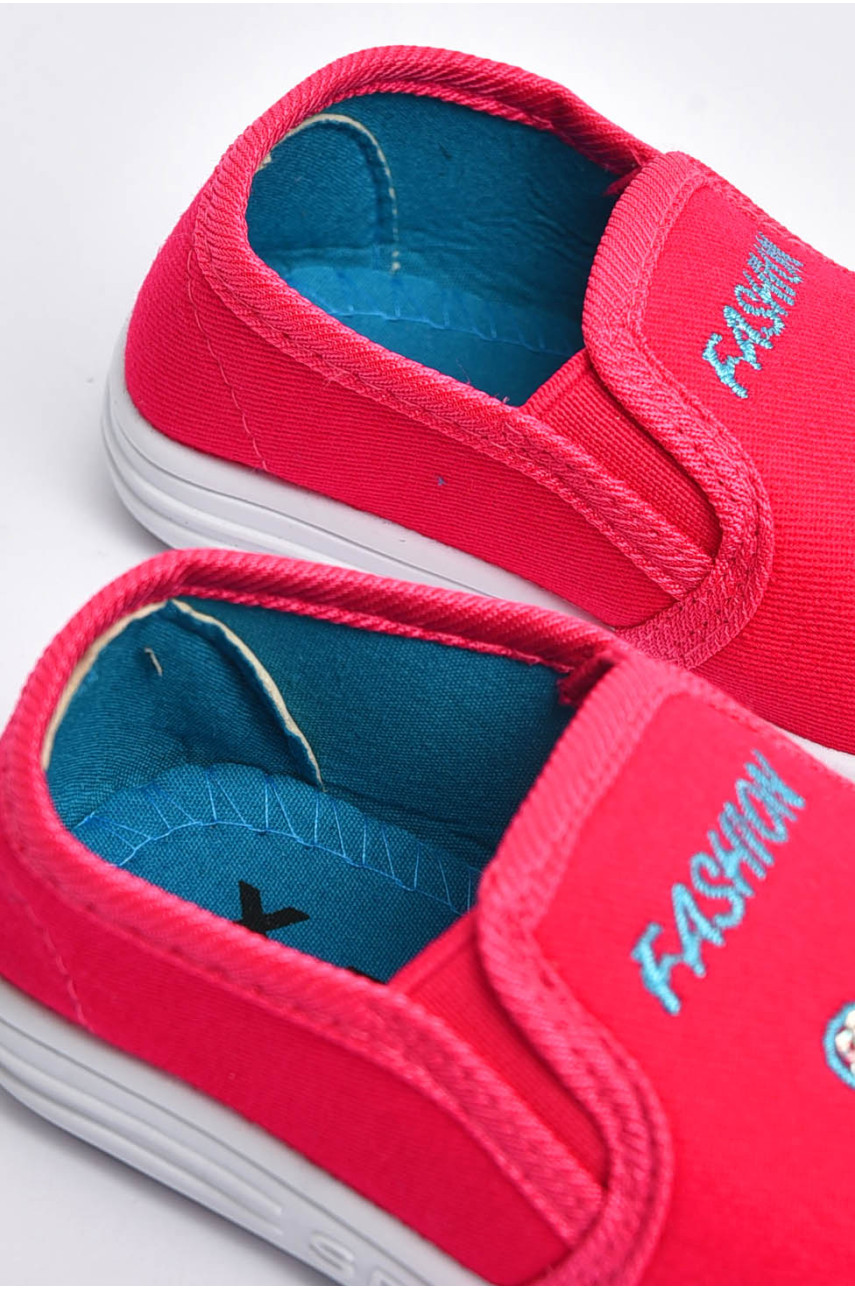 Мокасини дитячі для дівчинки рожевого кольору с23 201181