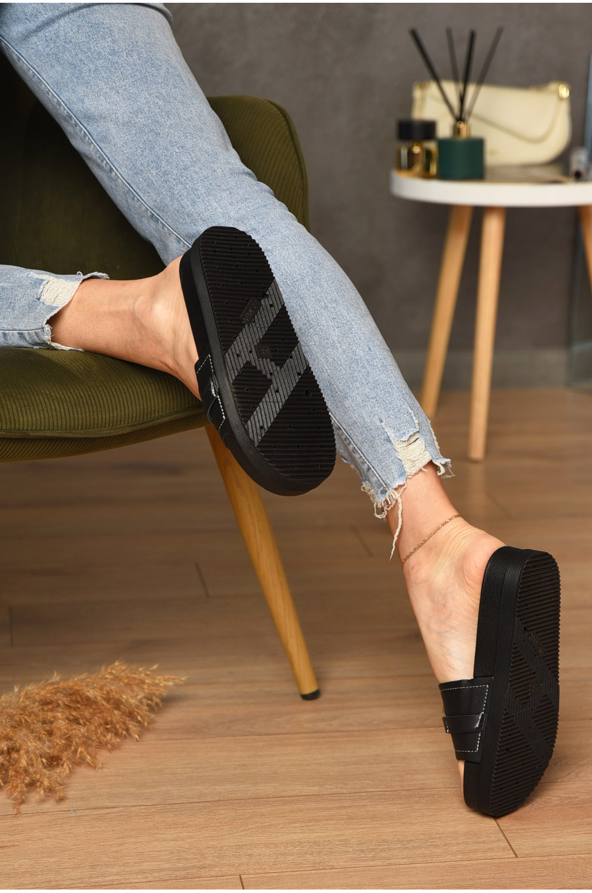 Шльопанці жіночі чорного кольору 2010-1 201186