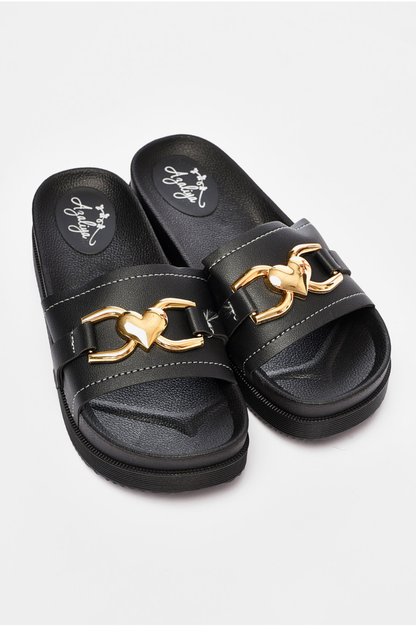 Шльопанці жіночі чорного кольору 2010-2 201190