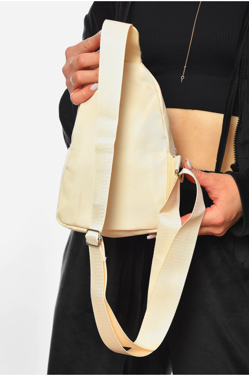 Бананка женская однотонная молочного цвета 533-1 201205