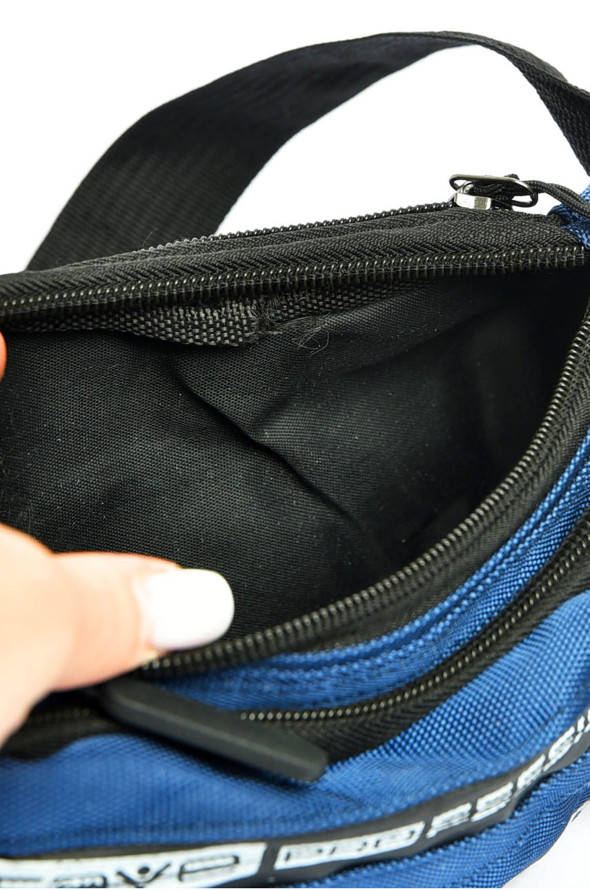 Бананка мужская текстильная темно-синего цвета 559-1 201206