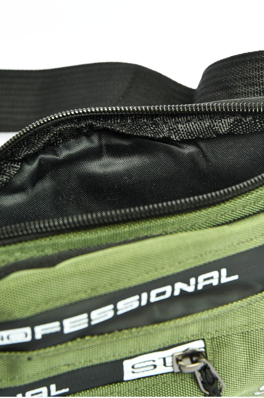 Бананка чоловіча текстильна зеленого кольору 559-1 201207 Бананка чоловіча текстильна зеленого кольору 559-1 201207