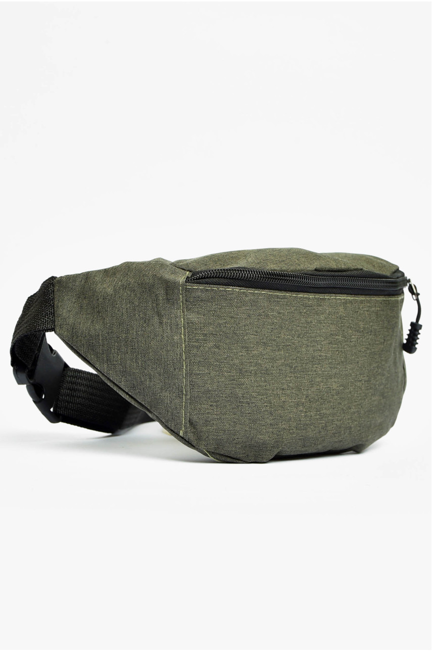 Бананка мужская текстильная тёмно-зеленого цвета 5033 201214 Бананка мужская текстильная тёмно-зеленого цвета 5033 201214