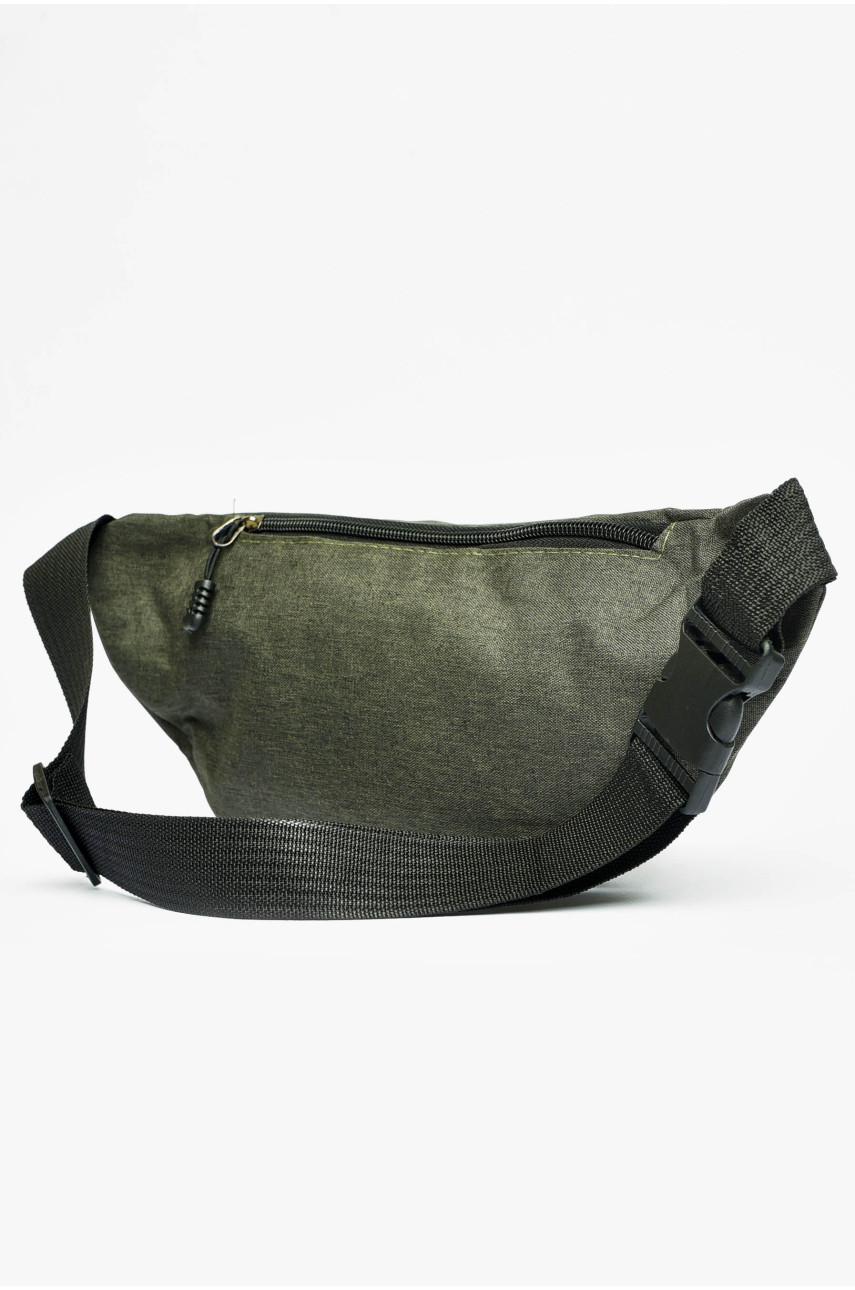 Бананка мужская текстильная тёмно-зеленого цвета 5033 201214 Бананка мужская текстильная тёмно-зеленого цвета 5033 201214