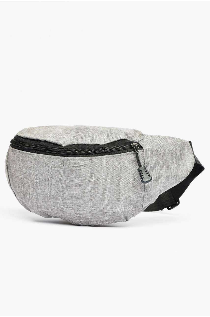 Бананка чоловіча текстильна сірого кольору 5033 201215 Бананка чоловіча текстильна сірого кольору 5033 201215