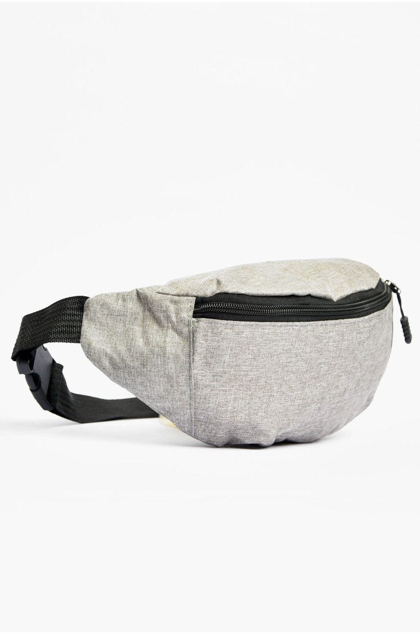 Бананка чоловіча текстильна сірого кольору 5033 201215 Бананка чоловіча текстильна сірого кольору 5033 201215