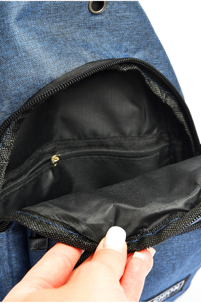 Бананка мужская текстильная синего цвета 6865 201218