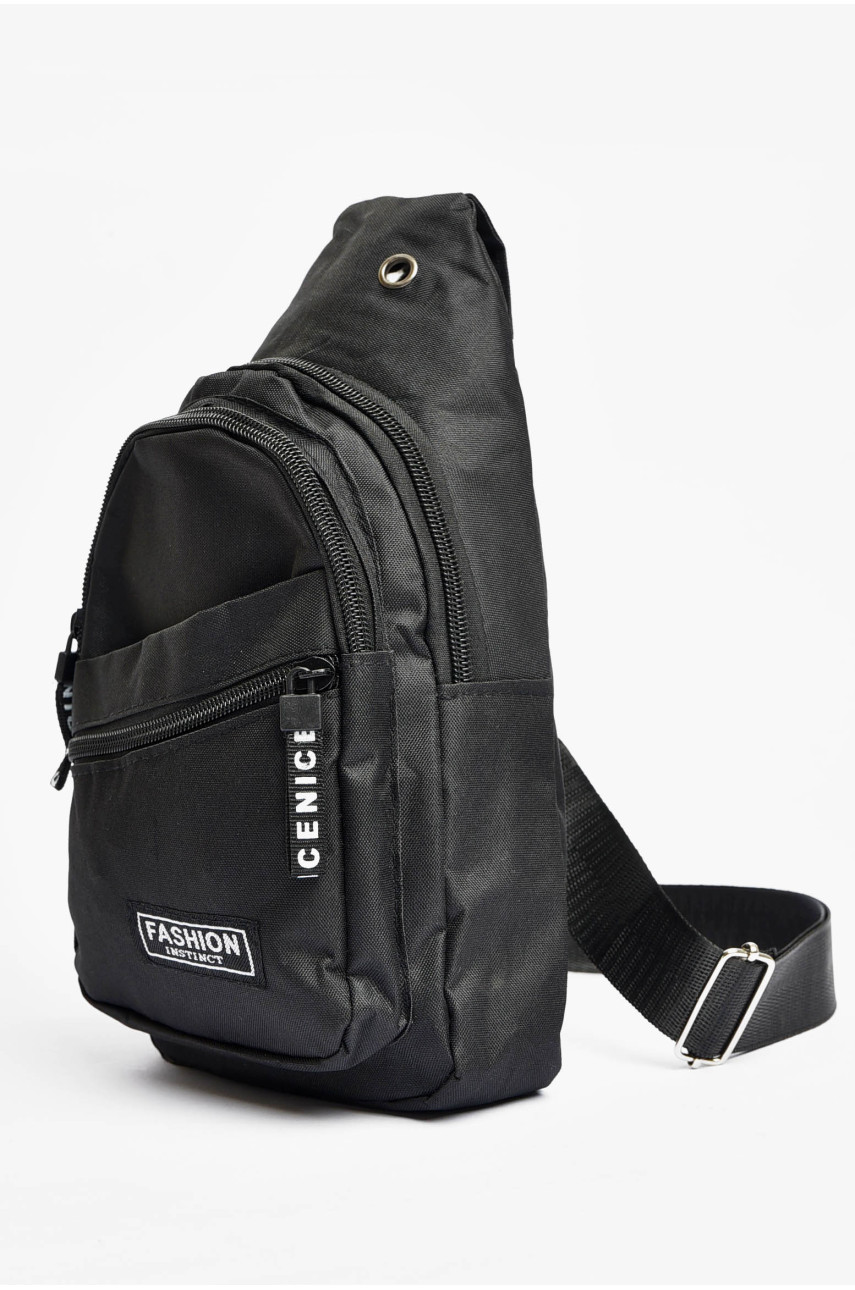 Бананка чоловіча текстильна чорного кольору 6865 201219