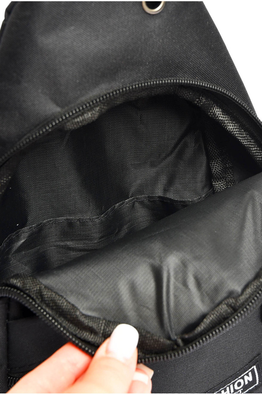 Бананка чоловіча текстильна чорного кольору 2024 201220 Бананка чоловіча текстильна чорного кольору 2024 201220