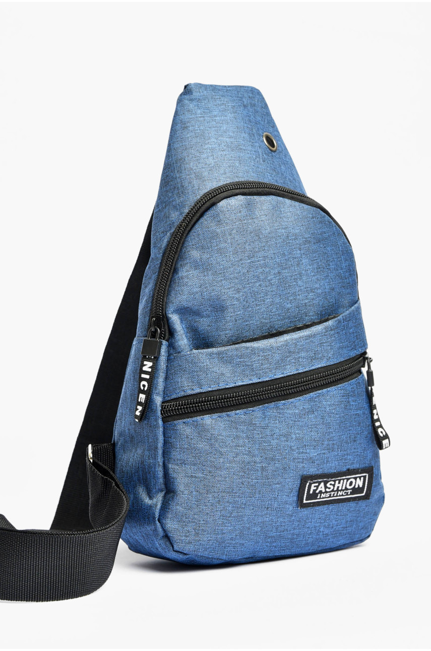 Бананка мужская текстильная синего цвета 2024 201221 Бананка мужская текстильная синего цвета 2024 201221