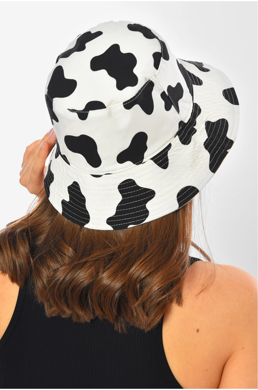 Панама жіноча двостороння світло-бежевого кольору К-37 201244 Панама жіноча двостороння світло-бежевого кольору К-37 201244