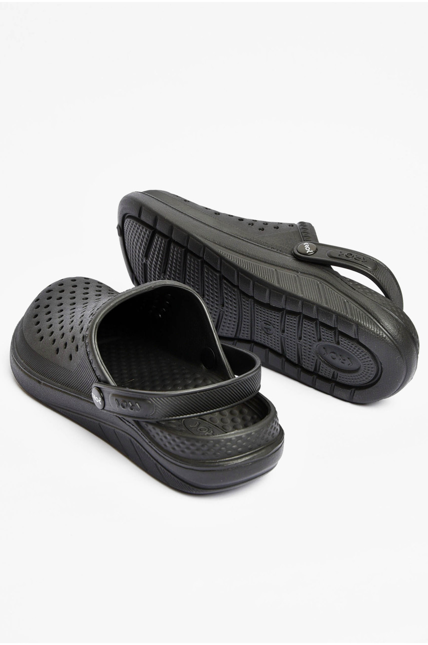 Крокси чоловічі чорного кольору с-68 201271