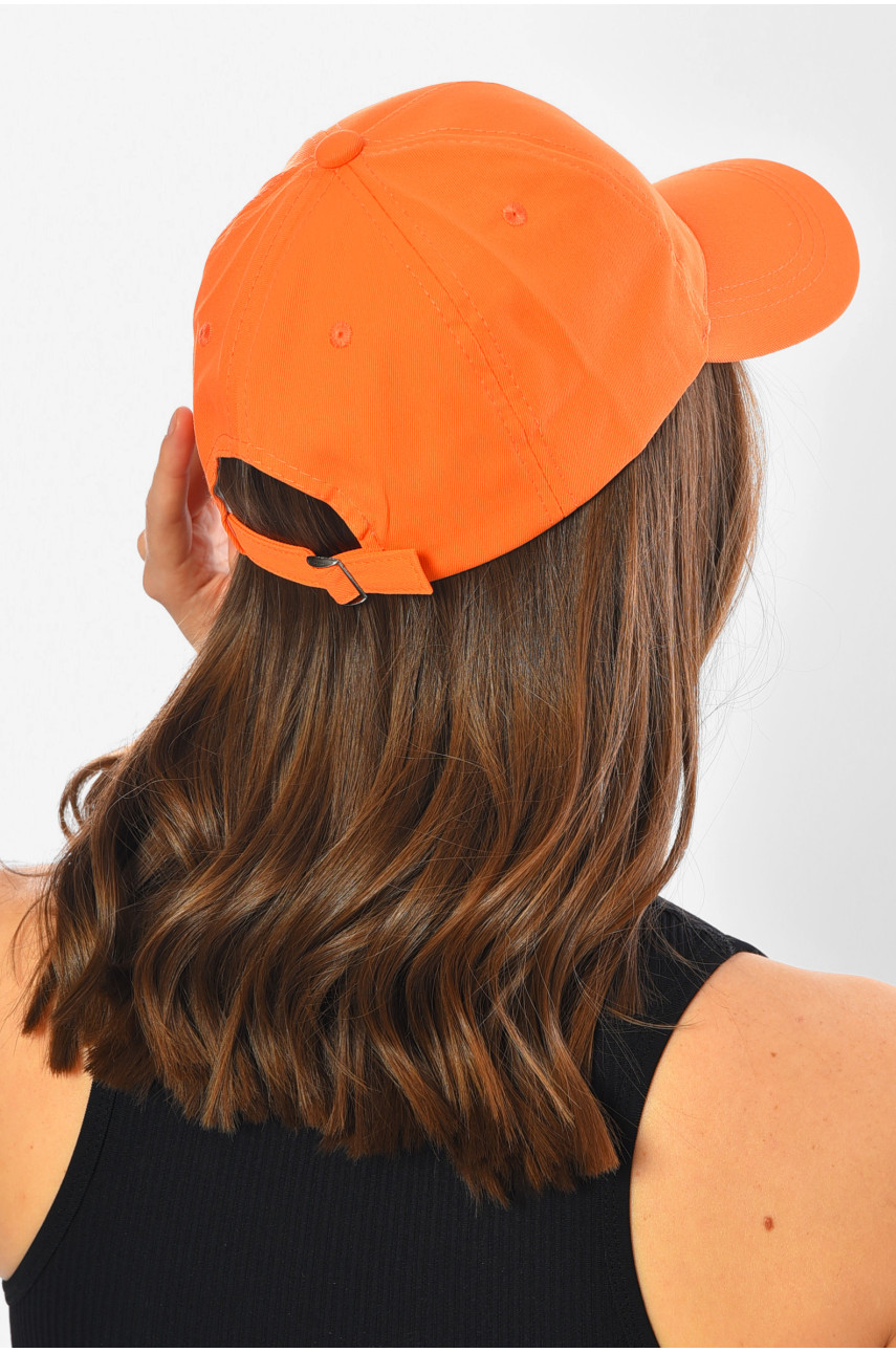 Кепка женская оранжевого цвета 201272