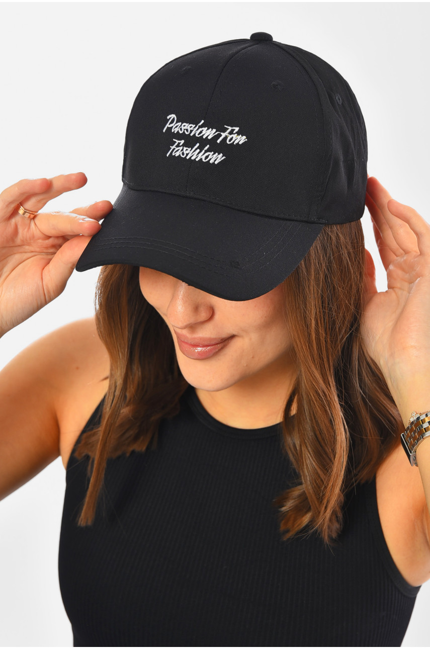Кепка женская черного цвета 201275
