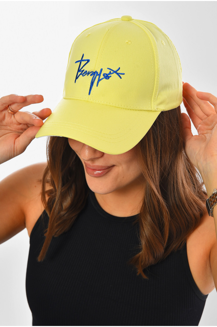 Кепка женская желтого цвета 201284