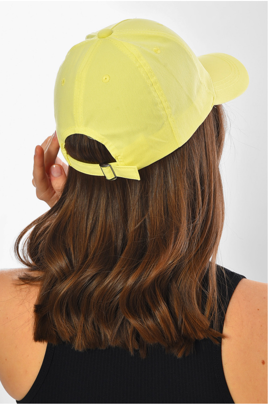 Кепка женская желтого цвета 201284