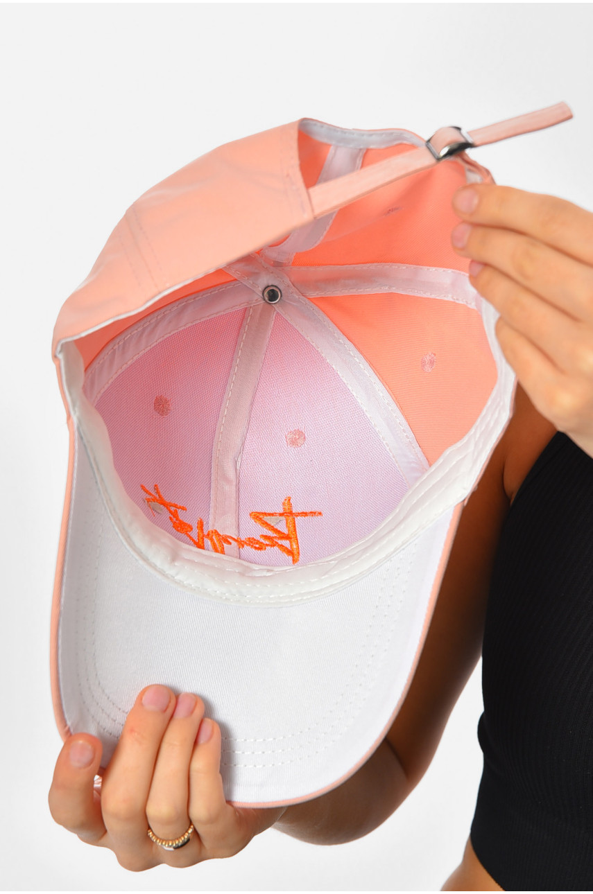 Кепка женская светло-розового цвета 201286