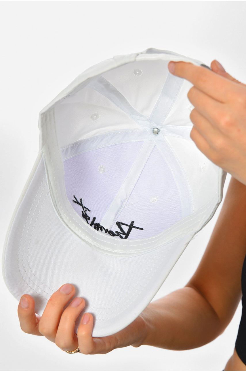 Кепка женская белого цвета 201289