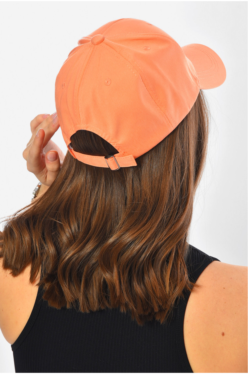 Кепка женская персикового цвета 201291