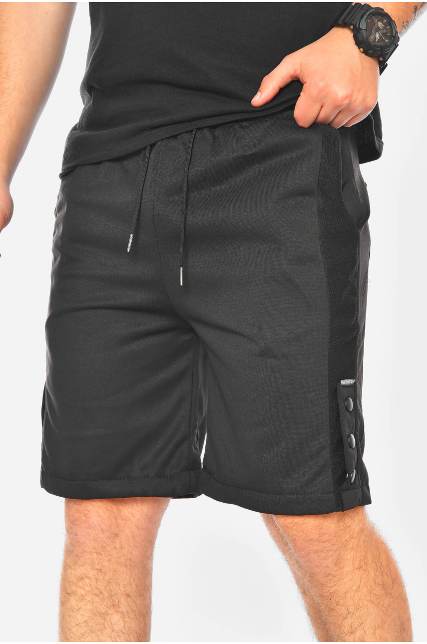 Шорты подростковые для мальчика черного цвета J2 201310