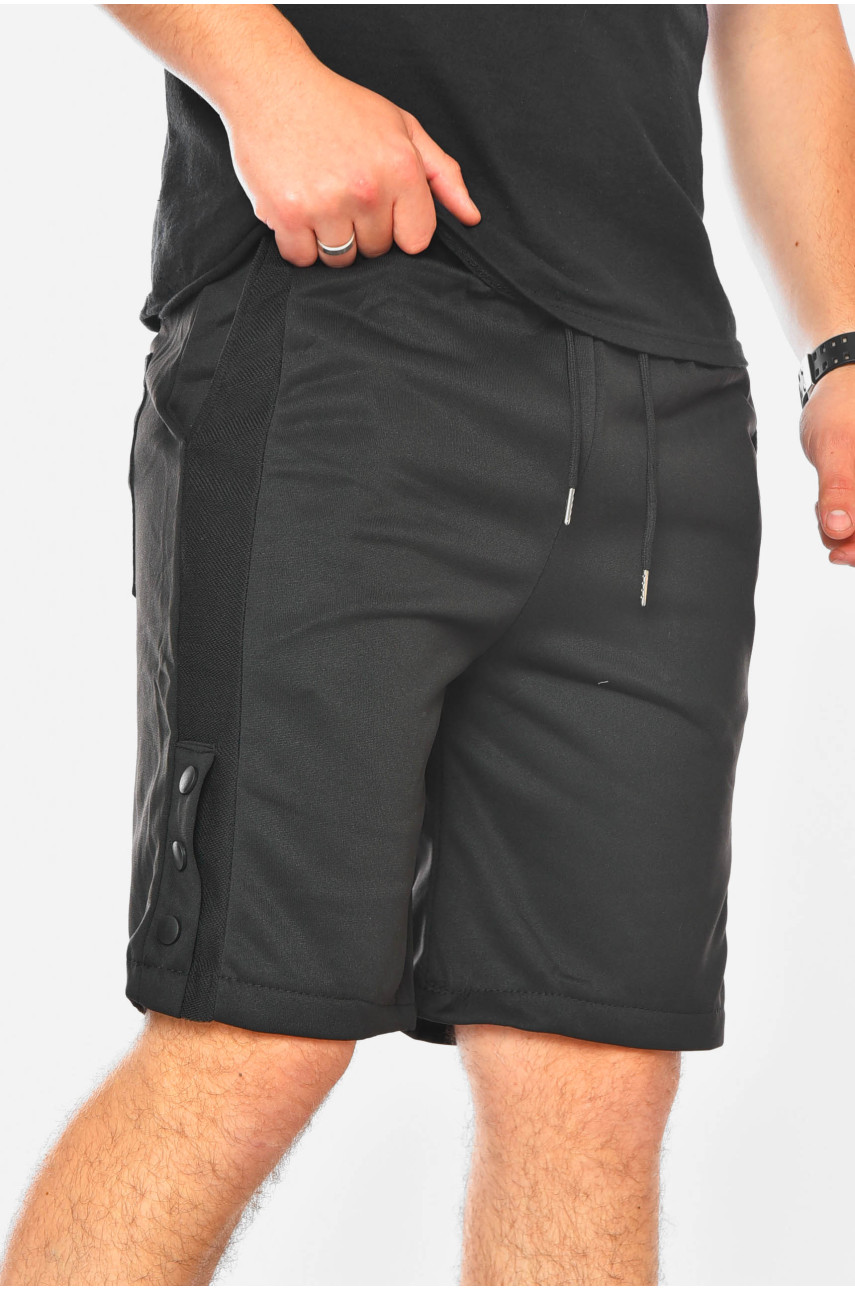 Шорты подростковые для мальчика черного цвета J2 201310