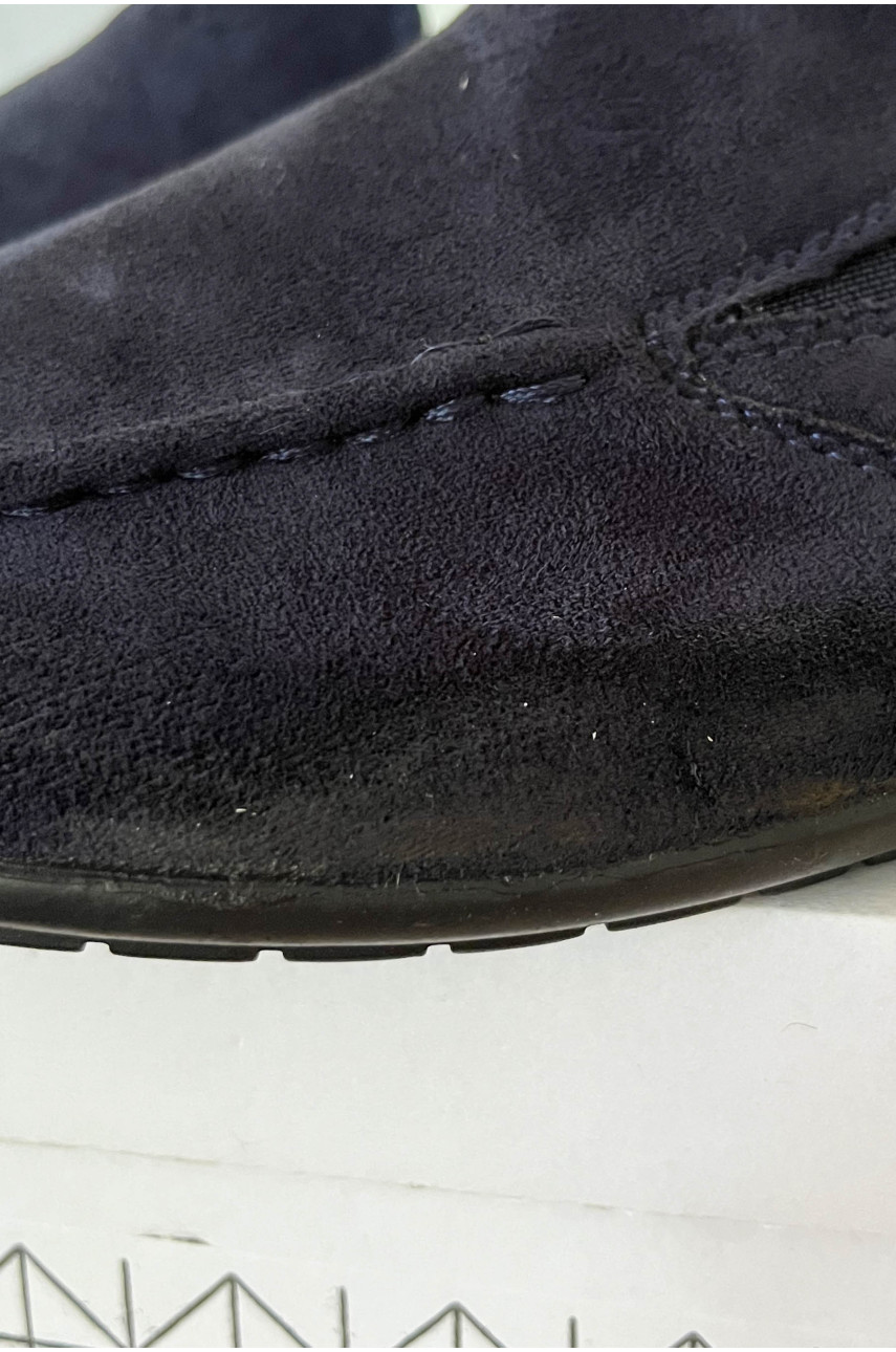 Мокасины мужские темно-синего цвета Уценка D71-13B 201314