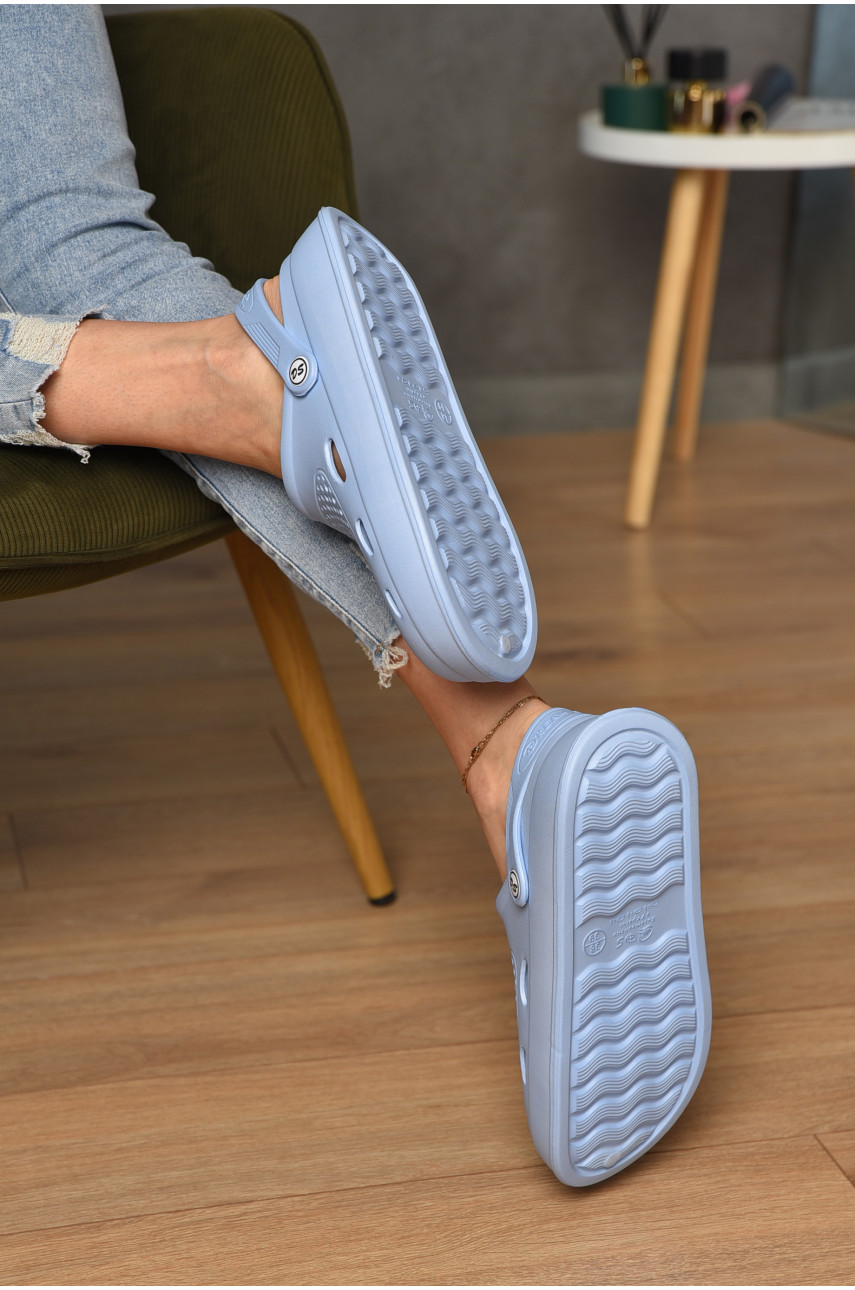 Крокси жіночі блакитного кольору 8 201327