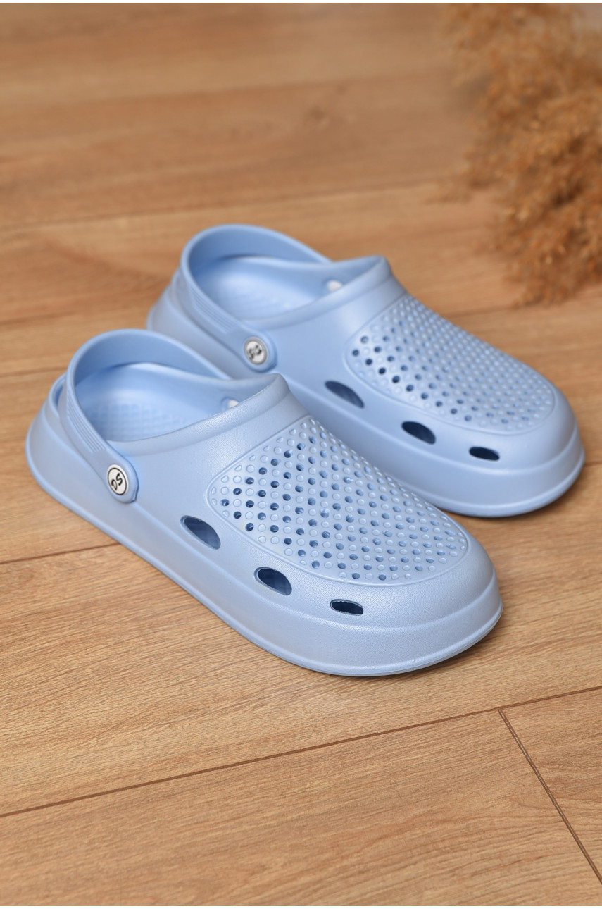 Крокси жіночі блакитного кольору 8 201327