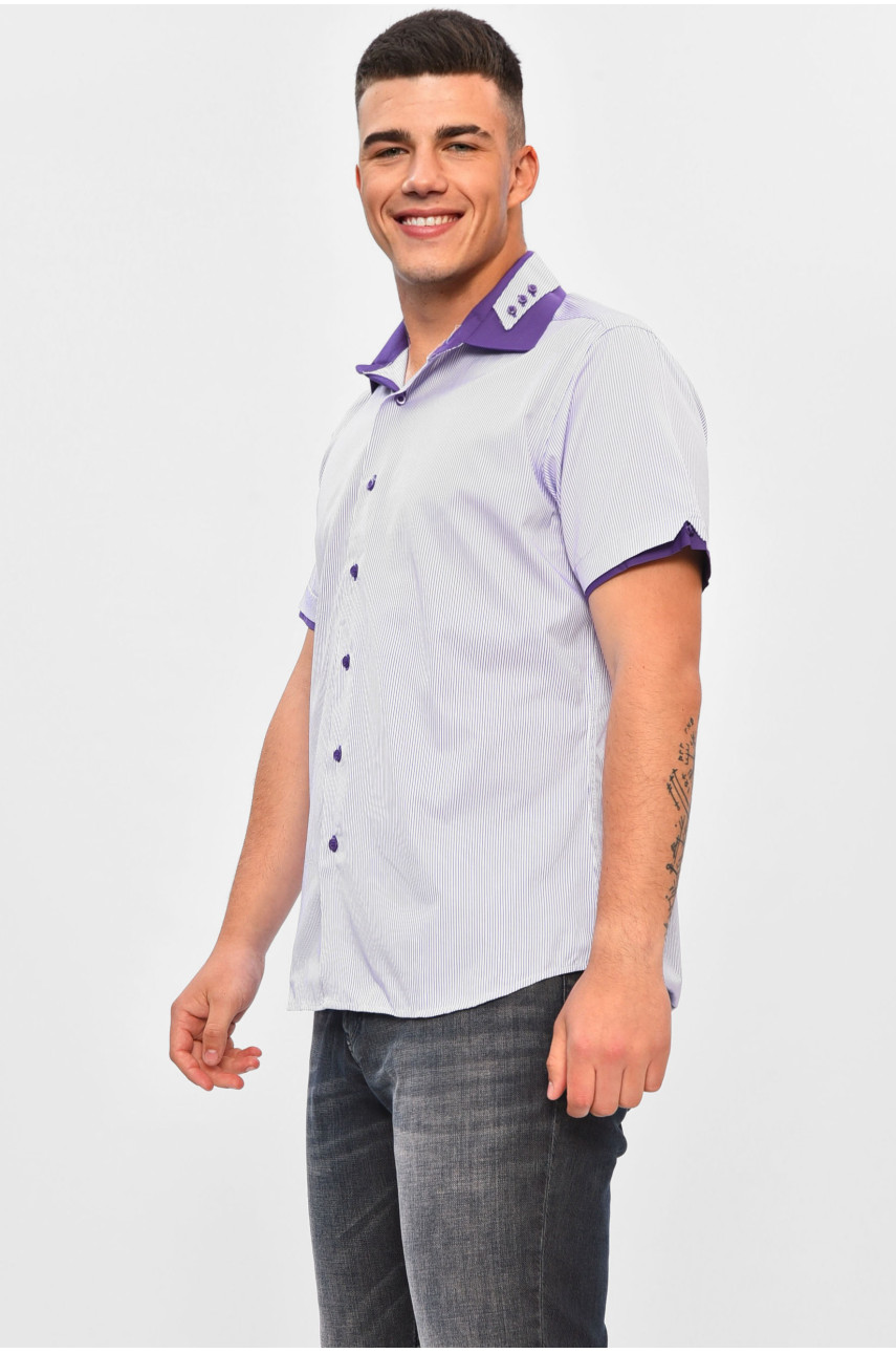 Рубашка мужская фиолетового цвета SDK5329K 201357