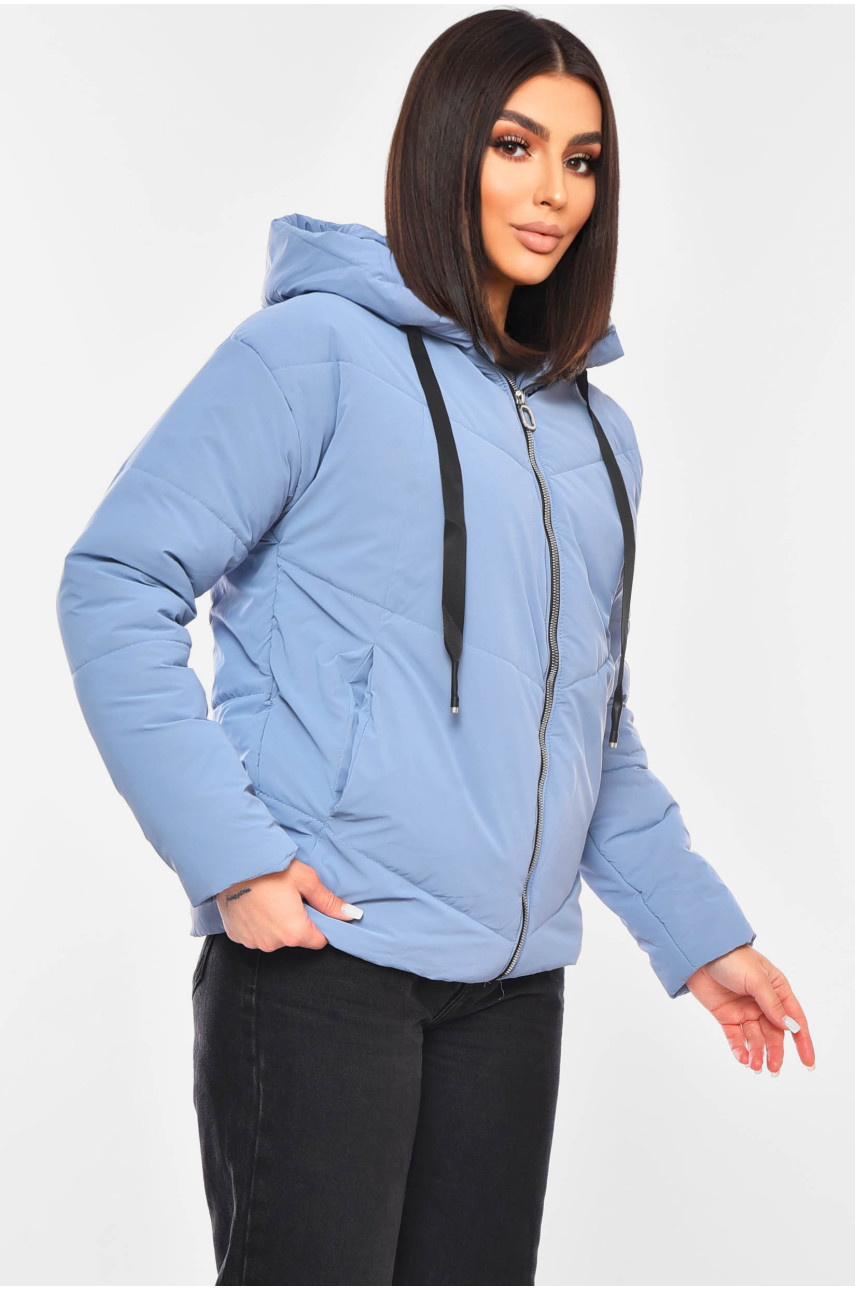 Куртка жіноча демісезонна блакитного кольору 207 201398