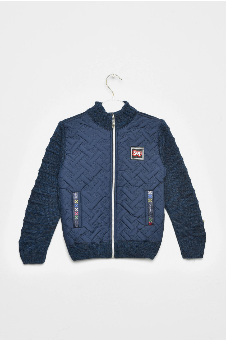 Кофта дитяча для хлопчика темно-синього кольору 2580 201402