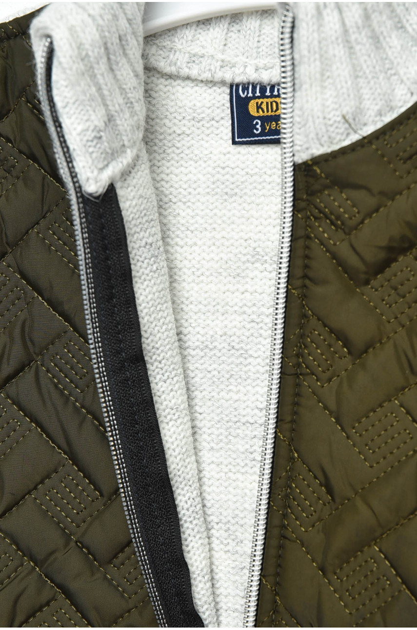 Кофта дитяча для хлопчика світло-сірого кольору 2580 201404