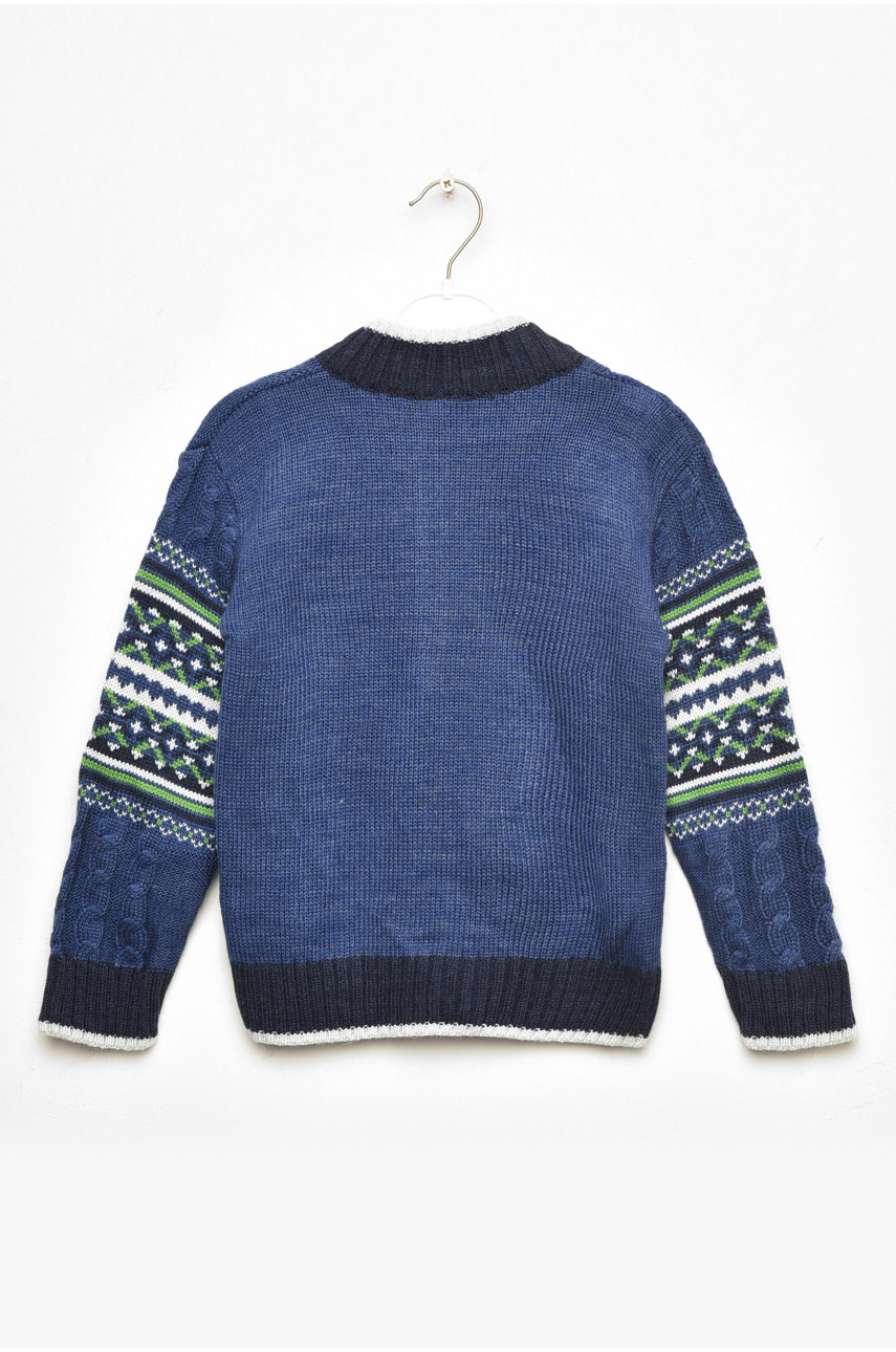 Кофта дитяча для хлопчика синього кольору 201431