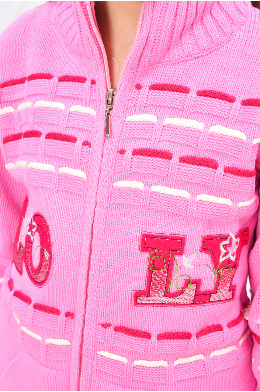 Кофта дитяча для дівчинки рожевого кольору асорти 201463
