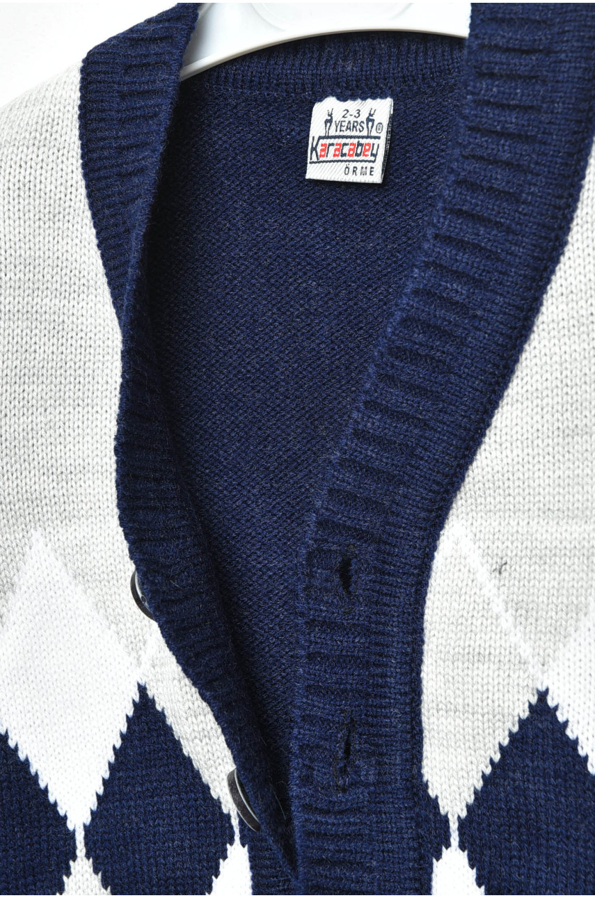 Кофта дитяча для хлопчика темно-синього кольору 006 201517