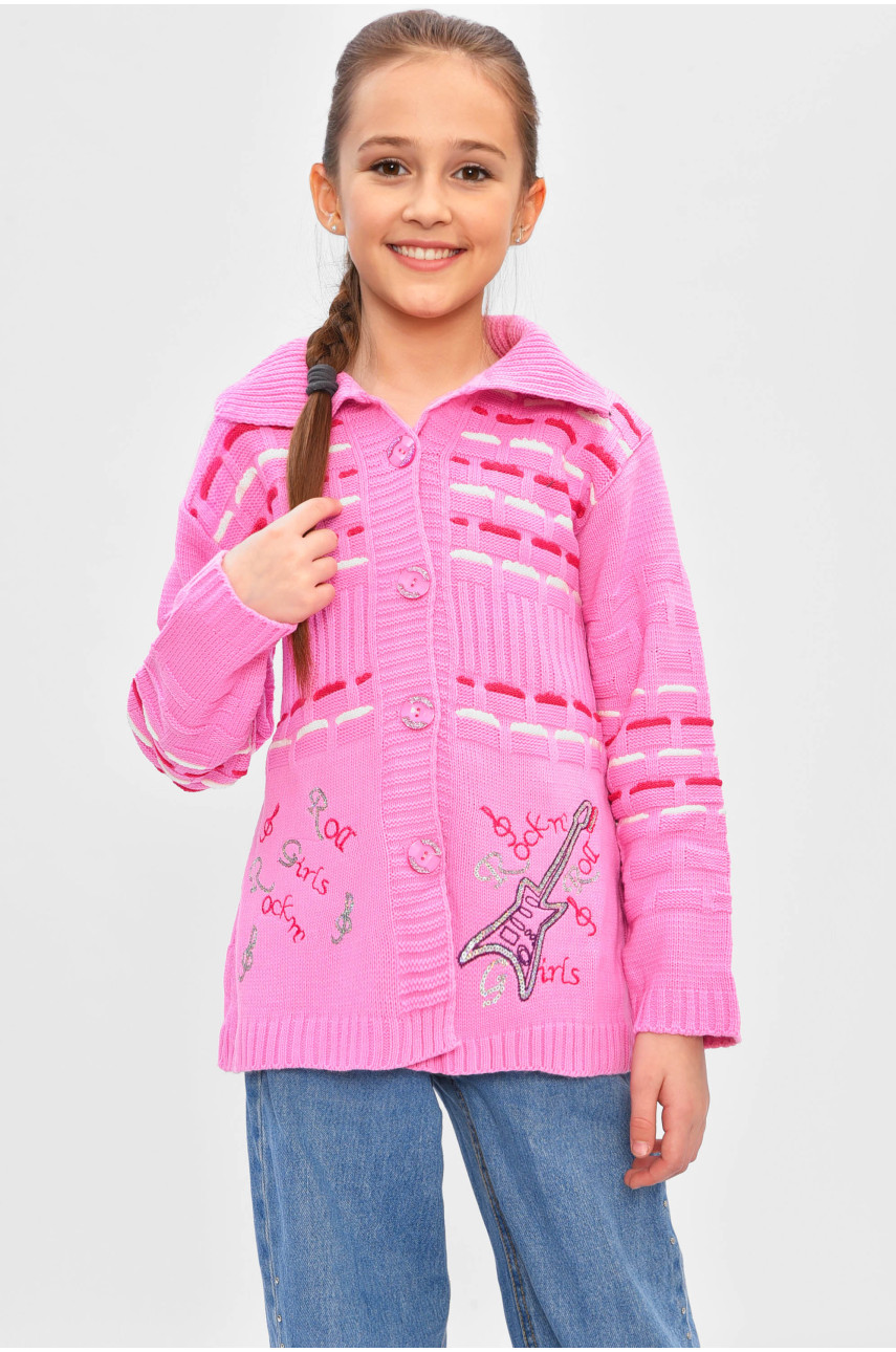Кофта дитяча для дівчинки рожевого кольору 1005 201547